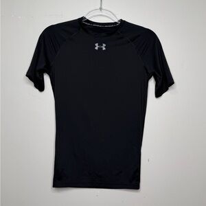 Under Armour Black HeatGear Compression Short Sleeve Shirt Medium